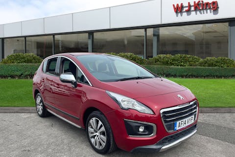 Red Peugeot 3008 1.6 HDi Active 2014