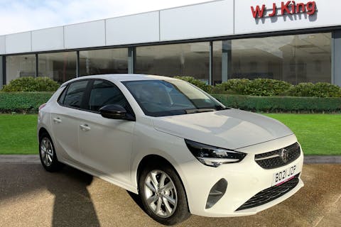 White Vauxhall Corsa 1.2 SE Premium 2021