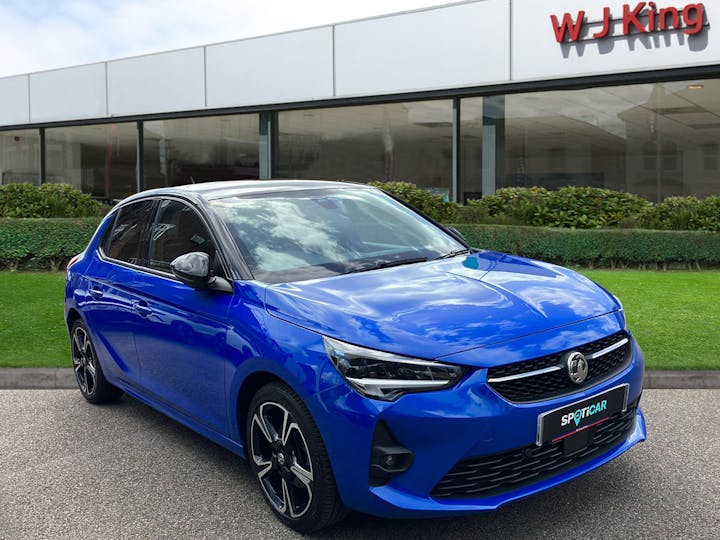 Blue Vauxhall Corsa 1.2 SRi Premium 2021