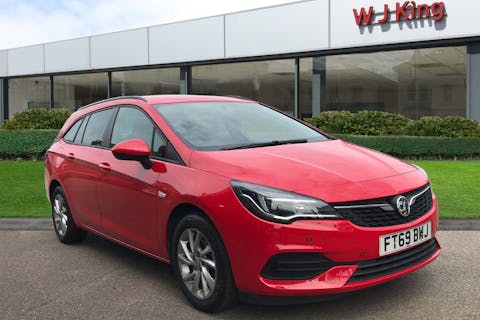 Red Vauxhall Astra 1.2 Business Edition Nav 2020