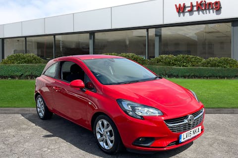 Red Vauxhall Corsa 1.2 Excite Ac 2015