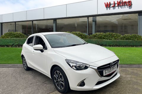 White Mazda 2 1.5 Sport Nav Plus 2019