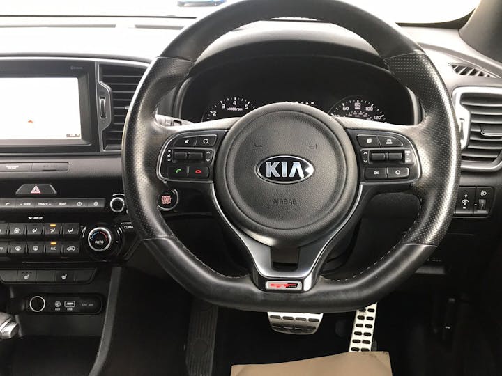 Silver Kia Sportage 1.6 GT-line 2016