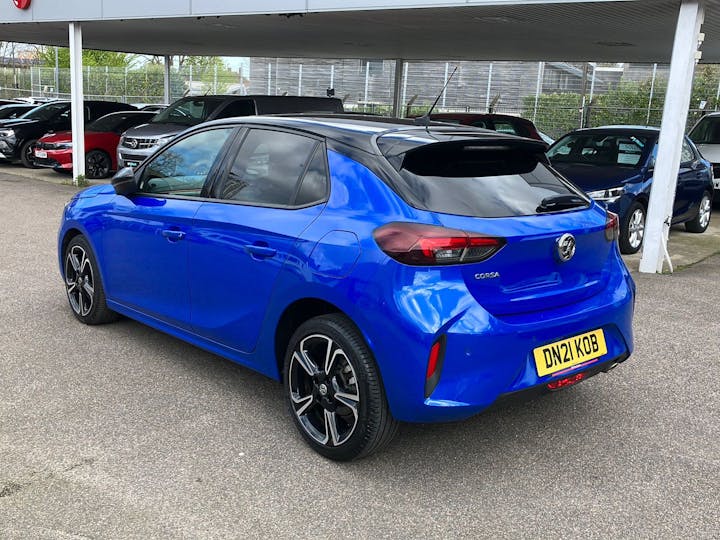 Blue Vauxhall Corsa 1.2 SRi Premium 2021