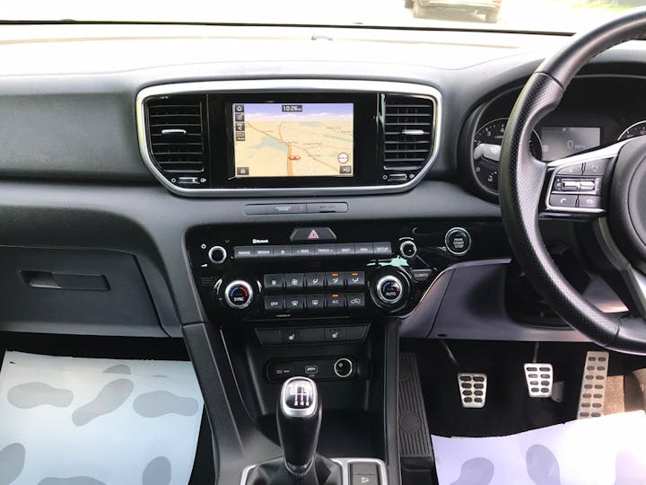 Silver Kia Sportage 1.6 GT-line Isg 2019